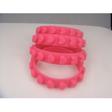 Waterproof Silicon Wristband Soft Wrist Strap (GZHY-SW-004)